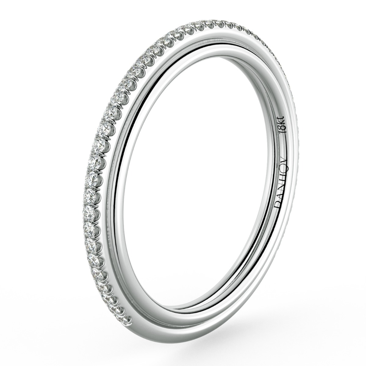 Abbraccio Handmade Diamond Wedding Ring — image 2 of 9