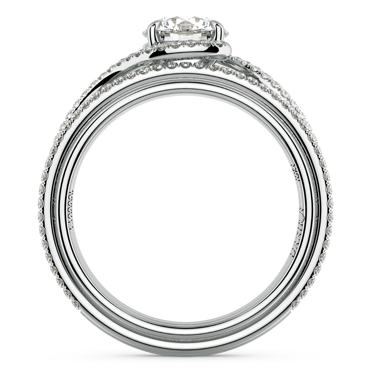 Abbraccio Handmade Diamond Wedding Ring — image 7 of 9
