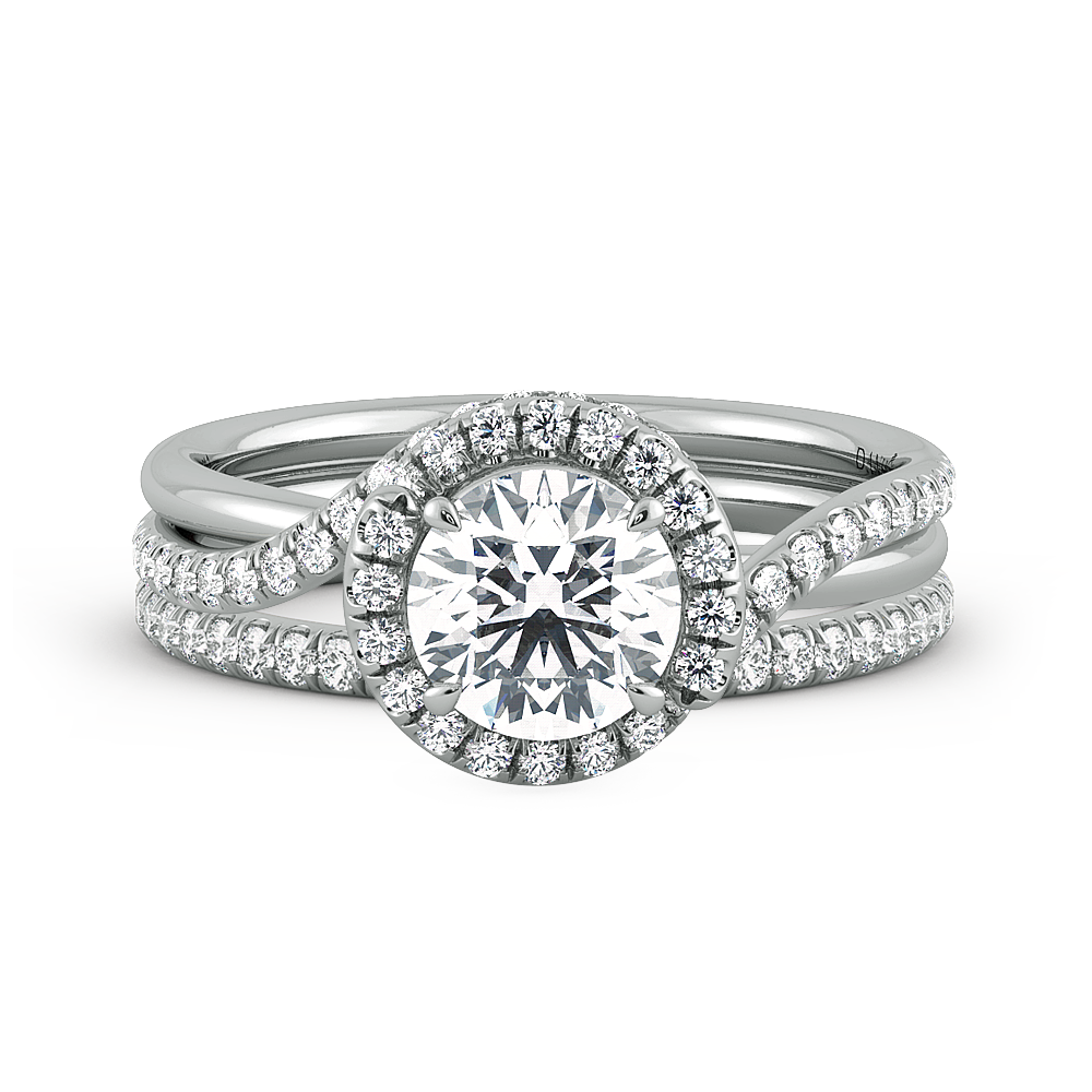 Abbraccio Diamond Wedding Band — image 5 of 9