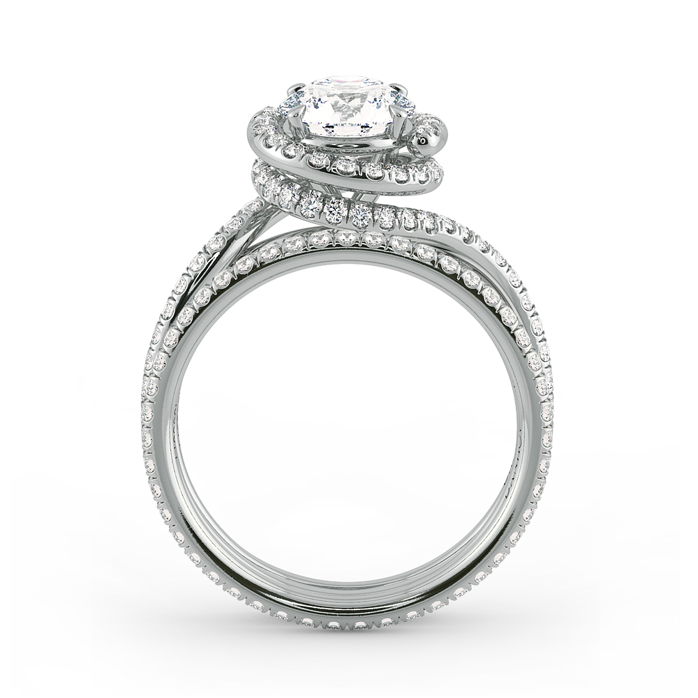 Abbraccio Diamond Wedding Band — image 7 of 9