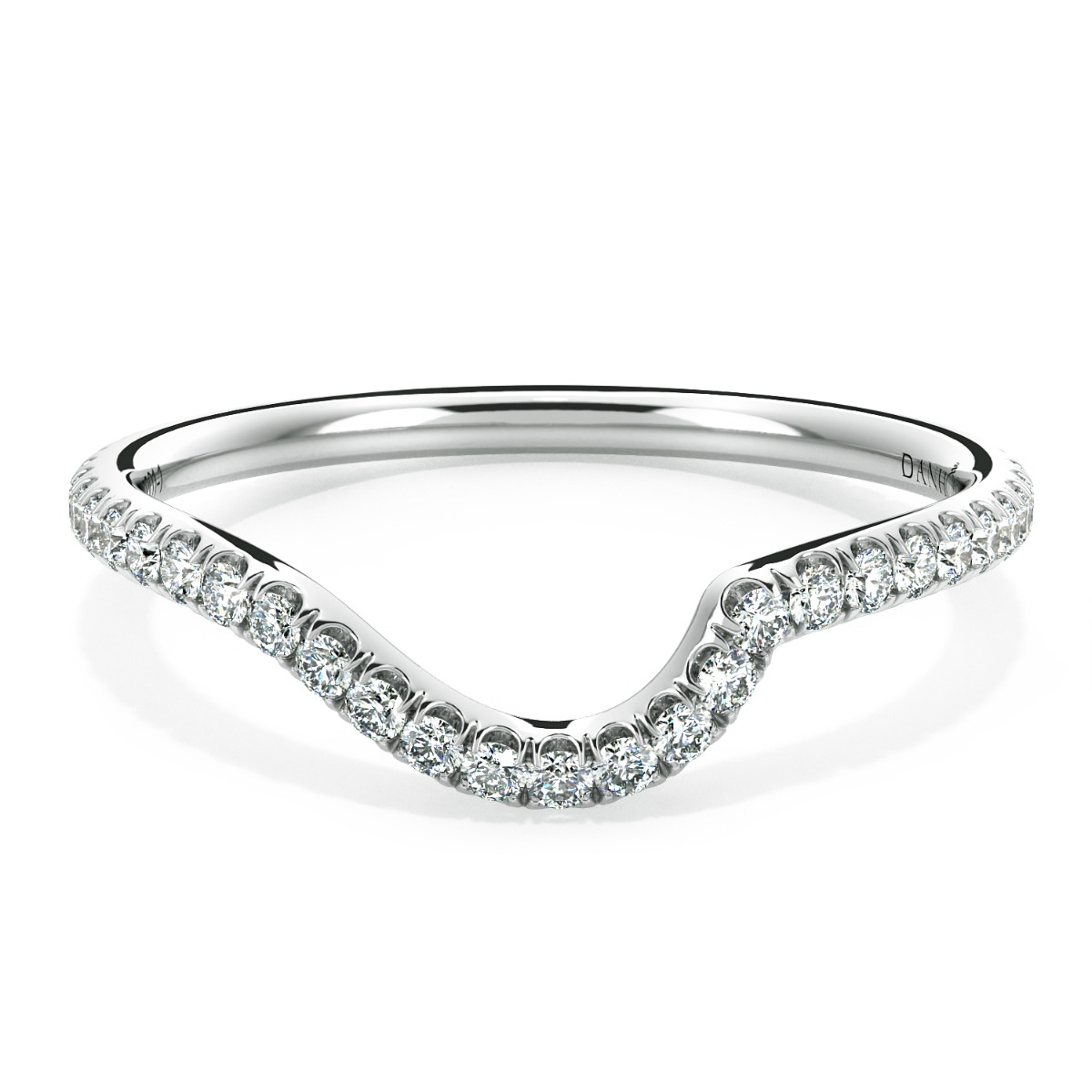 Abbraccio Diamond Wedding Band — image 1 of 9