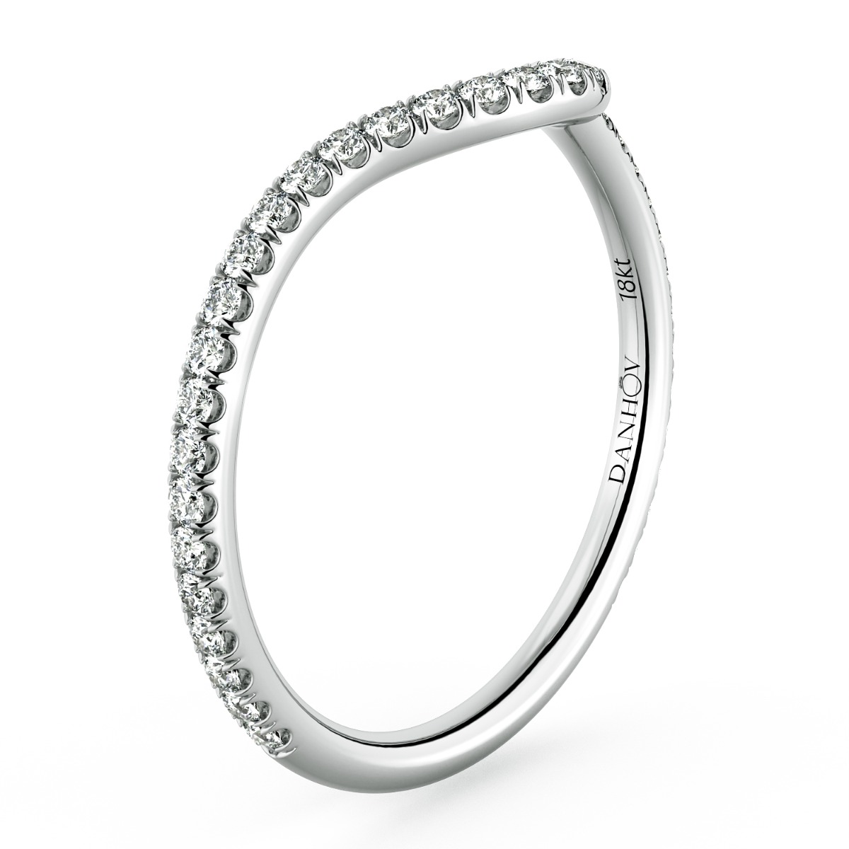 Abbraccio Diamond Wedding Band — image 2 of 9