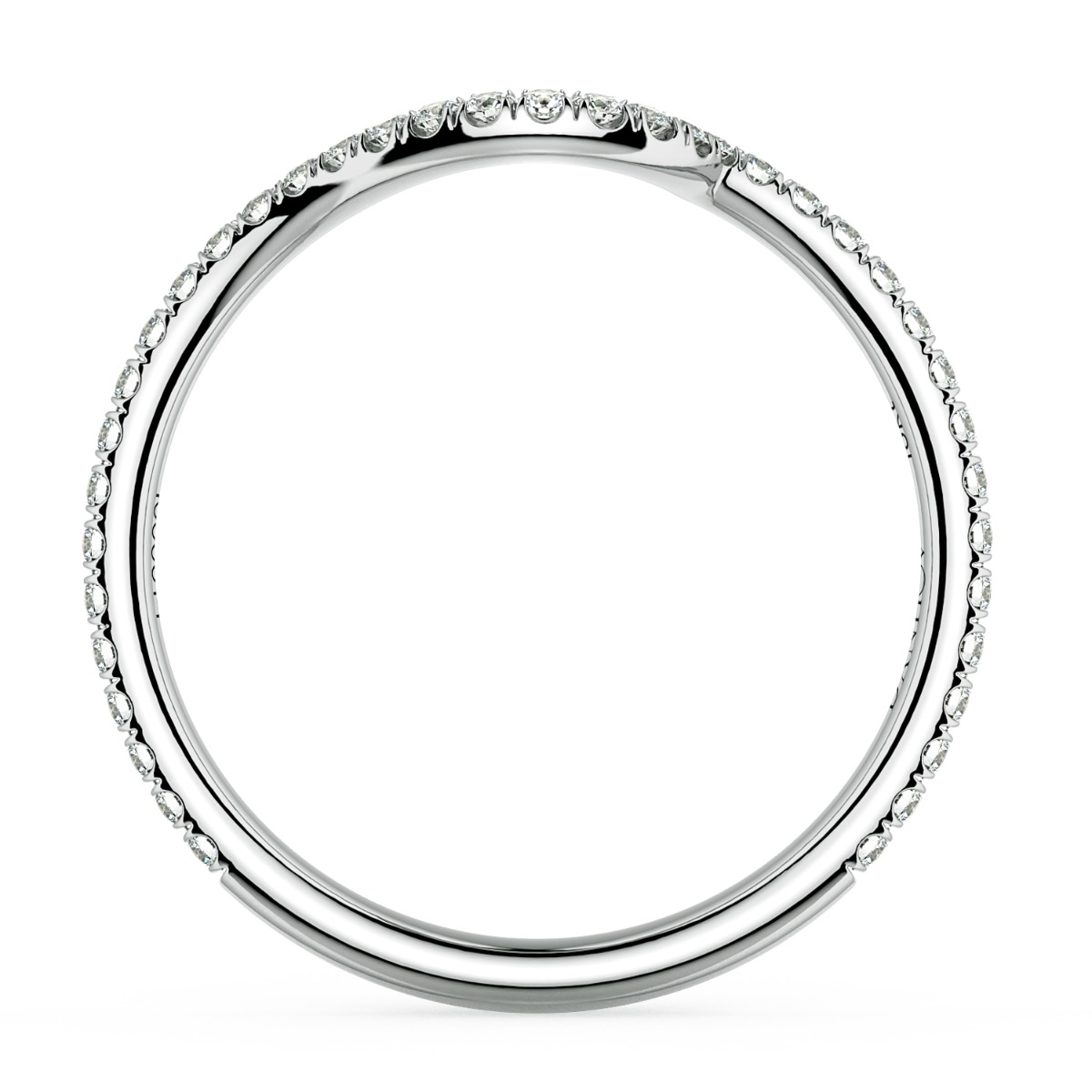 Abbraccio Diamond Wedding Band — image 3 of 9