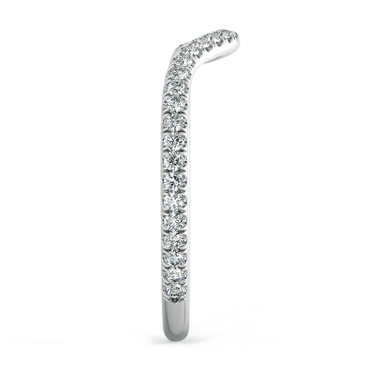 Abbraccio Diamond Wedding Band — image 4 of 9
