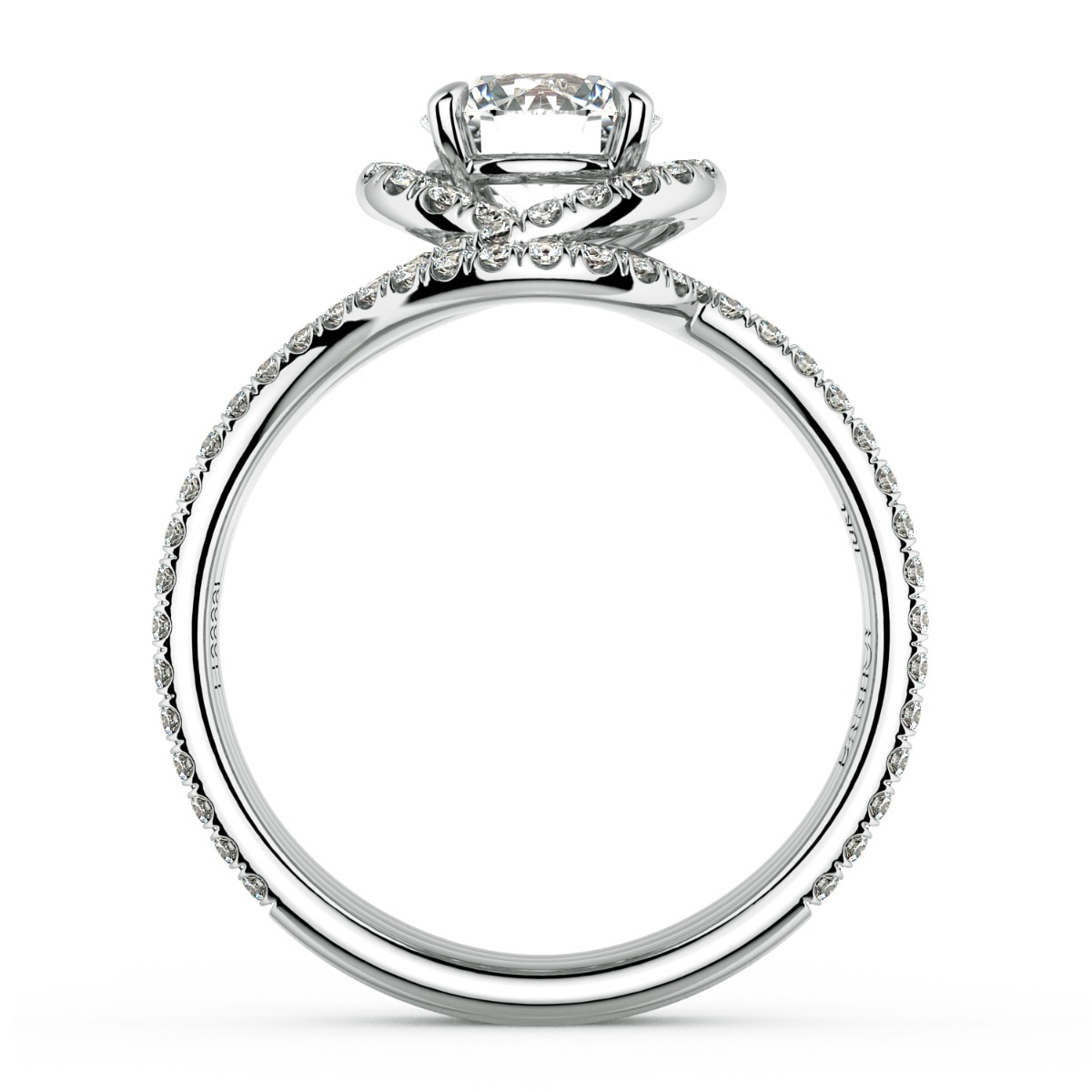 Abbraccio Diamond Wedding Band — image 7 of 9