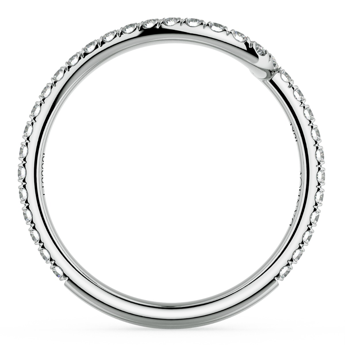 Abbraccio Diamond Wedding Band — image 3 of 9