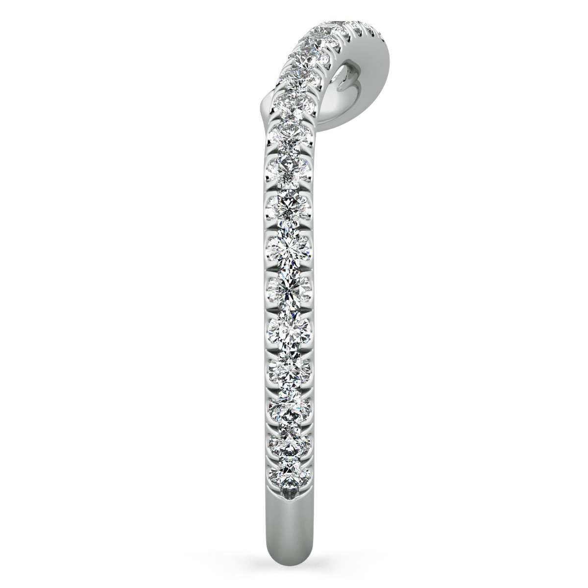 Abbraccio Diamond Wedding Band — image 4 of 9