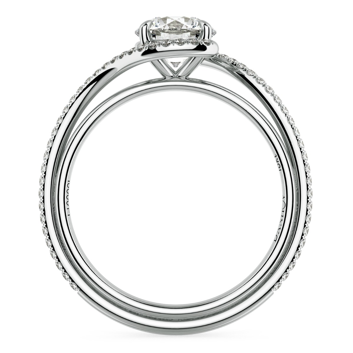 Abbraccio Handmade Diamond Engagement Ring — image 2 of 9