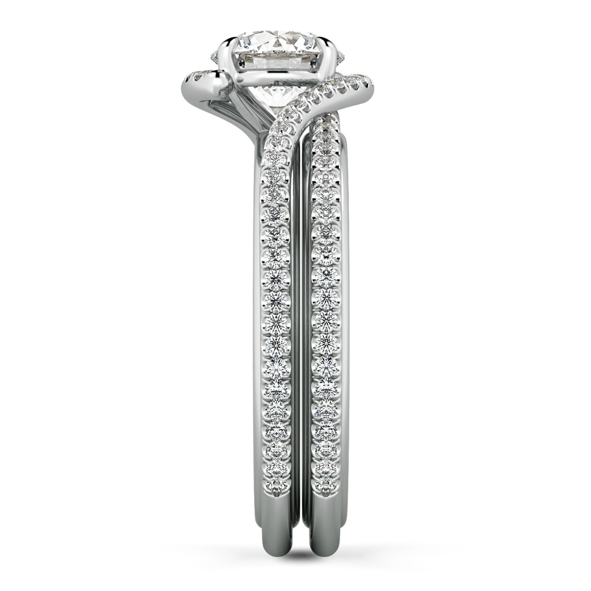 Abbraccio Handmade Diamond Engagement Ring — image 7 of 9