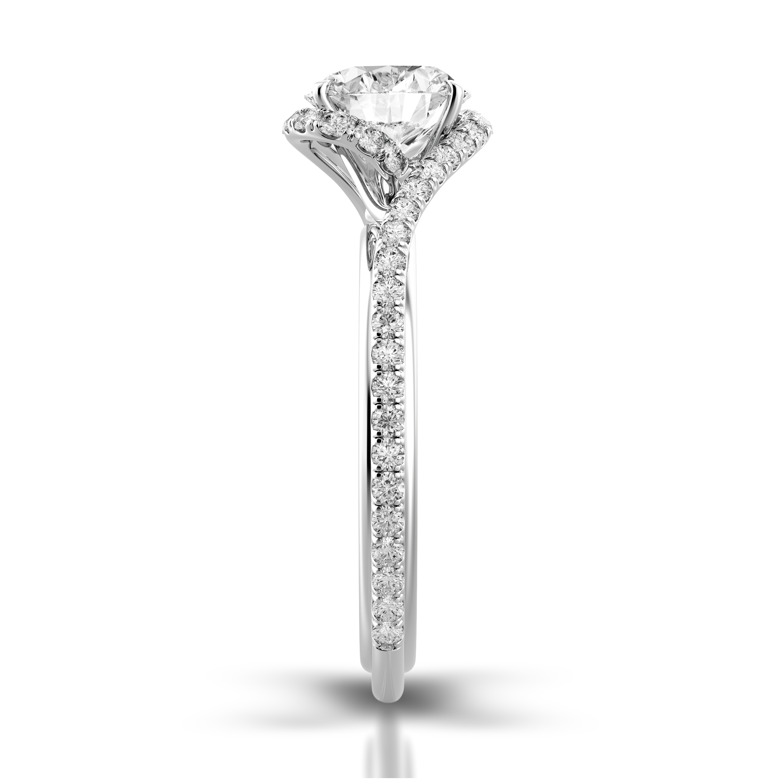 Abbraccio Designer Engagement Ring — image 3 of 4