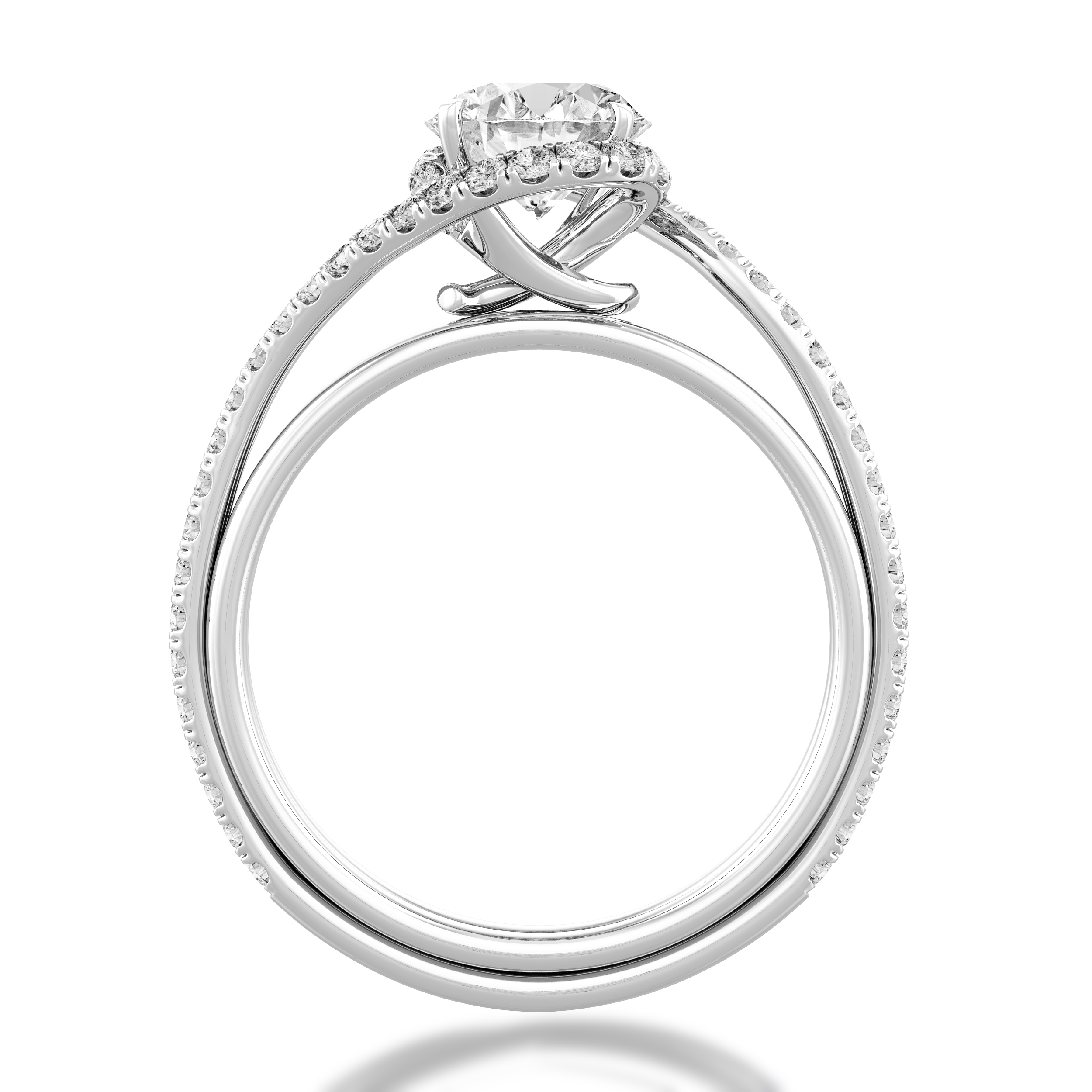 Abbraccio Designer Engagement Ring — image 4 of 4