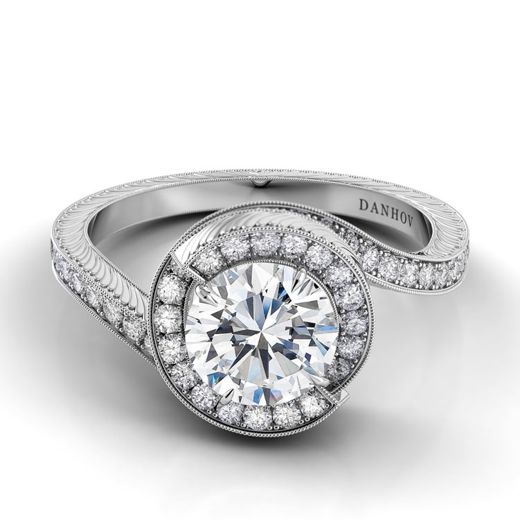 Abbraccio Vintage Engagement Ring — image 1 of 1