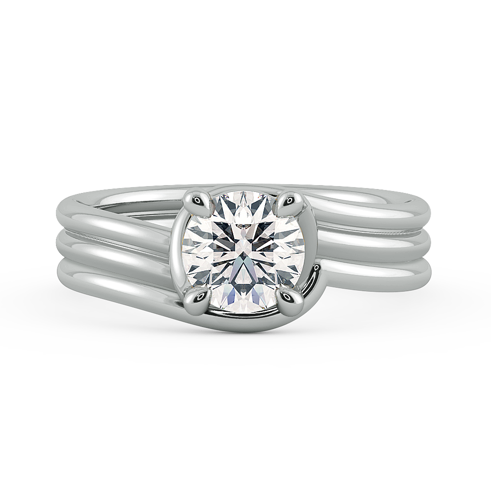 Abbraccio Ladies Engagement Ring — image 4 of 9