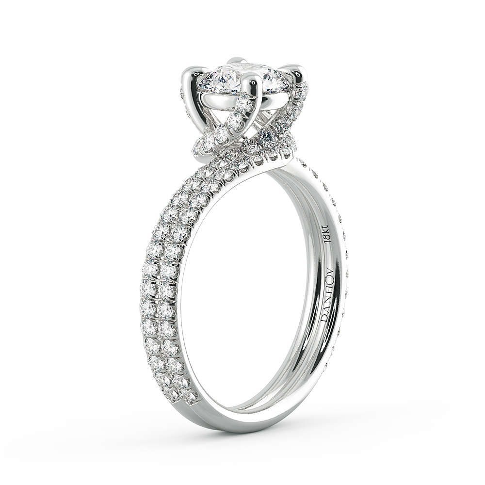 Abbraccio Ladies Engagement Ring