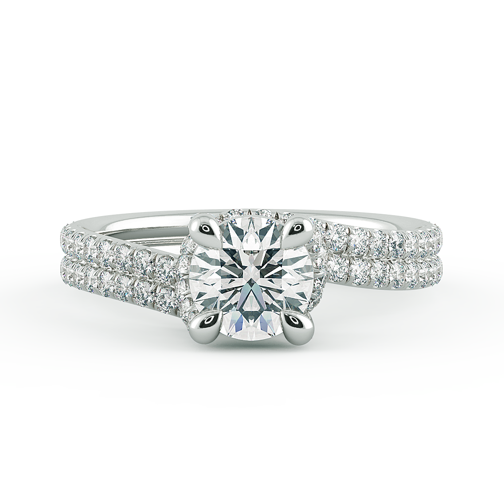 Abbraccio Ladies Engagement Ring — image 9 of 9