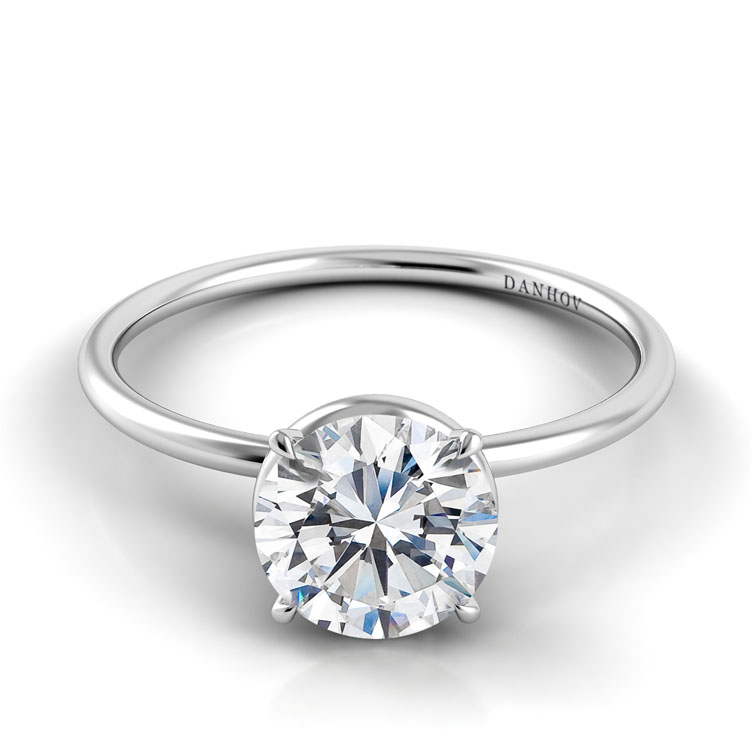 Classico Single Shank Designer Engagement Ring — image 1 of 1