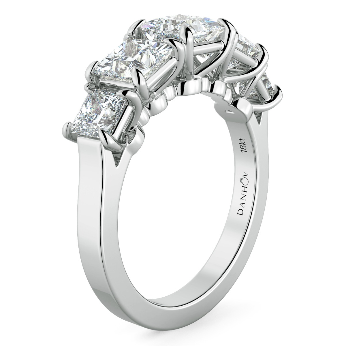 Classico Five Diamond Engagement Ring — image 2 of 9