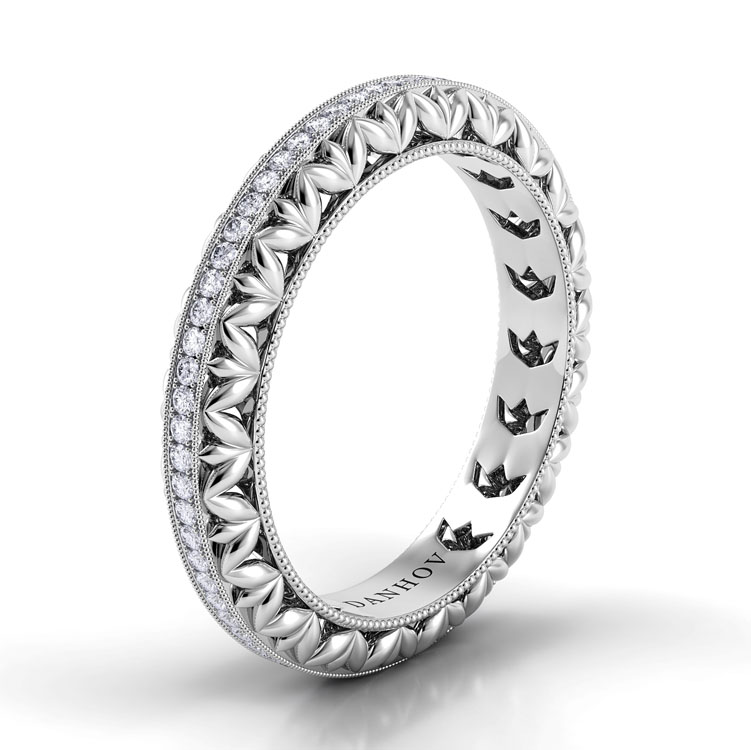 Petalo Diamond Wedding Ring for Women — image 2 of 4
