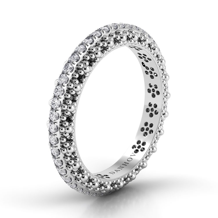 Petalo Diamond Wedding Band for Women — image 2 of 4