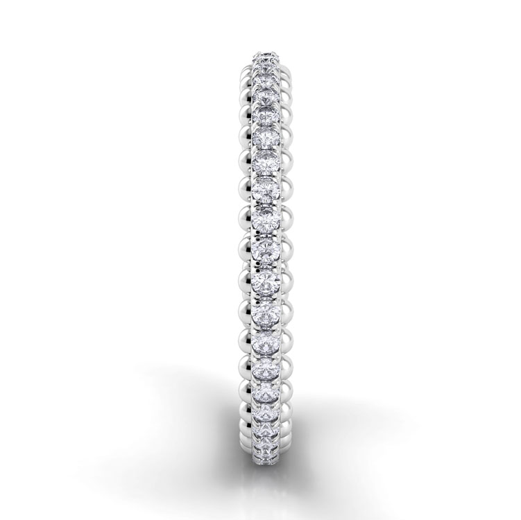 Petalo Round Diamond Wedding Band — image 4 of 4