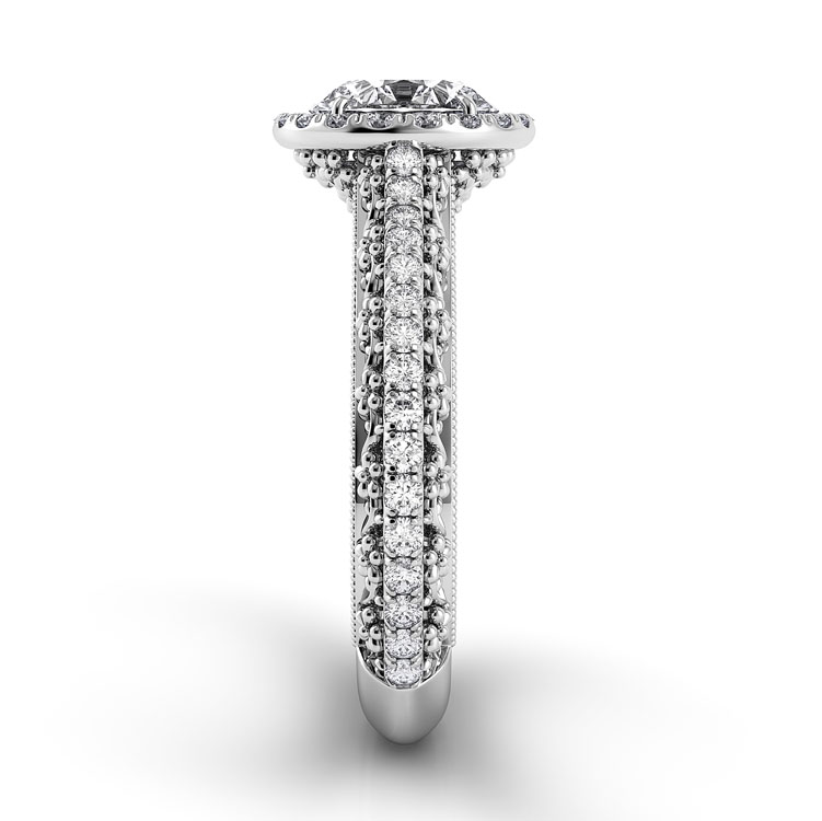 Petalo Floral Engagement Ring — image 4 of 4