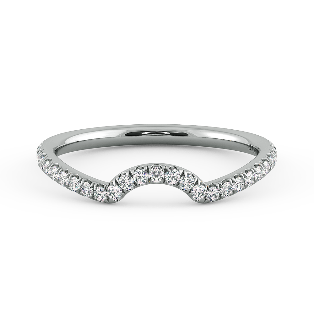 Per Lei Curved Diamond Wedding Band — image 1 of 1