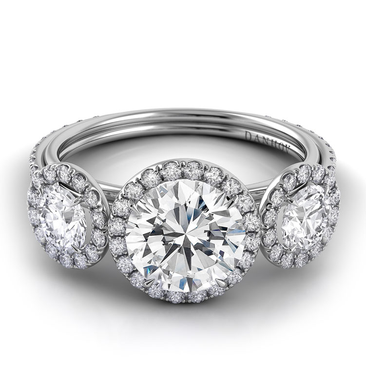Per Lei Three Stone Engagement Ring — image 1 of 1