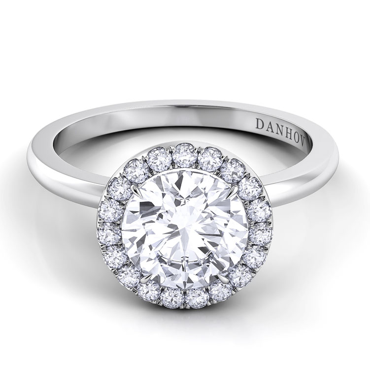 Per Lei Single Shank Princess-cut Engagement Ring — image 1 of 1