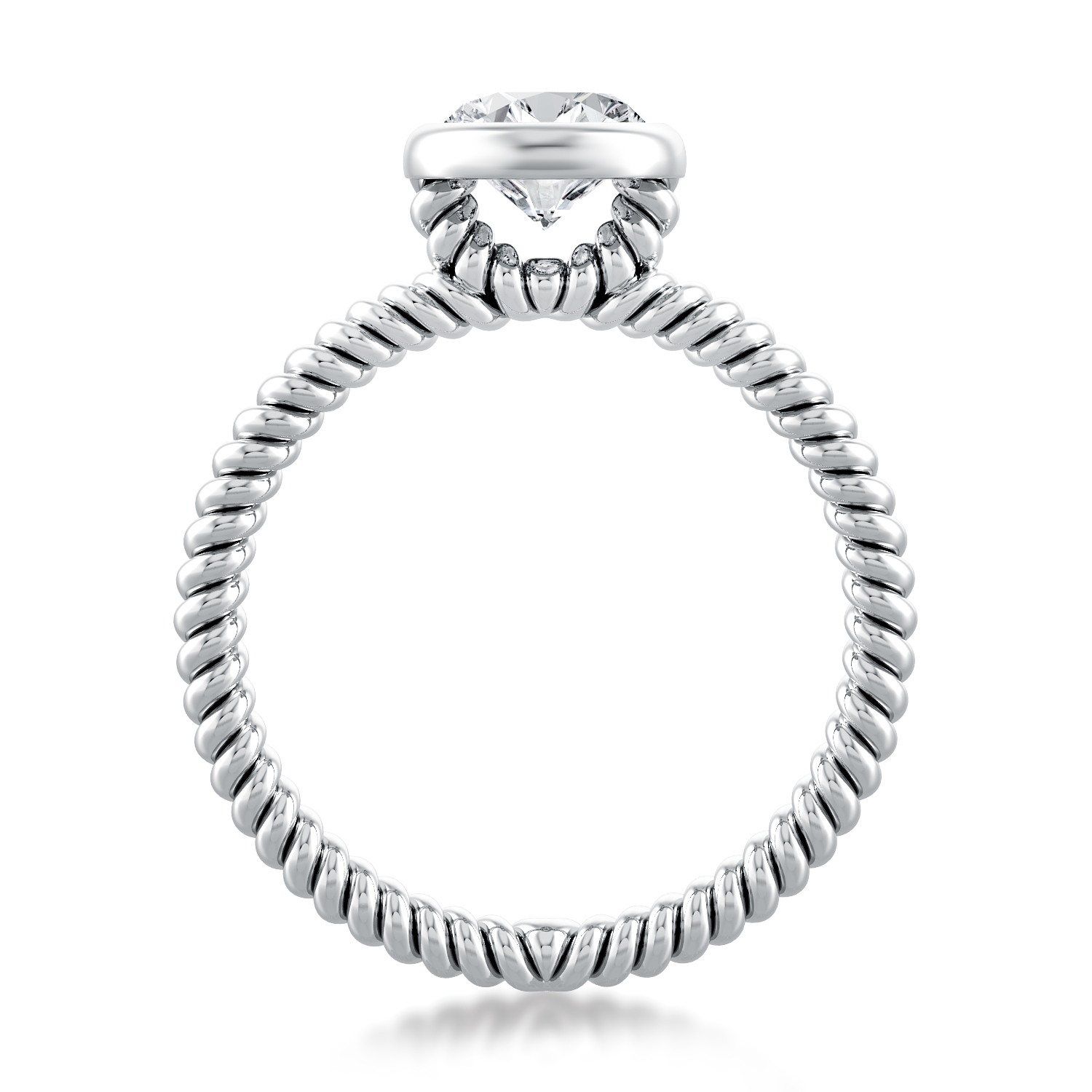 Per Lei Solitaire Engagement Ring — image 3 of 4