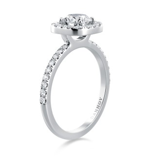 Per Lei Halo Engagement Ring — image 1 of 4