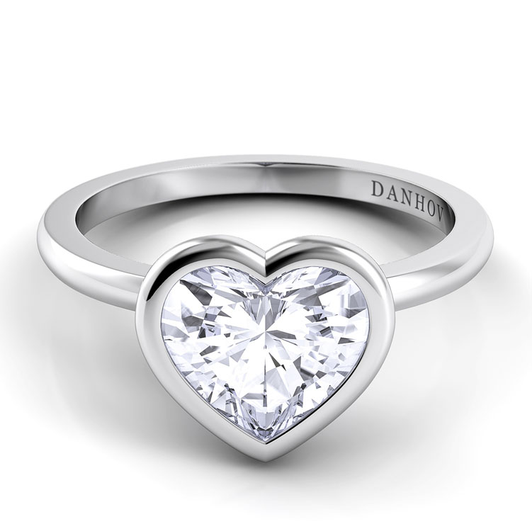 Per Lei Heart Shaped Engagement Ring — image 1 of 4