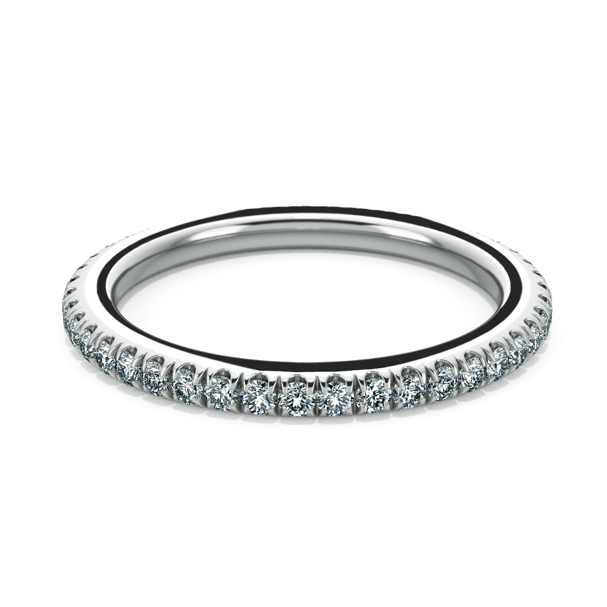 Perlina FDiamond Wedding Band — image 1 of 9