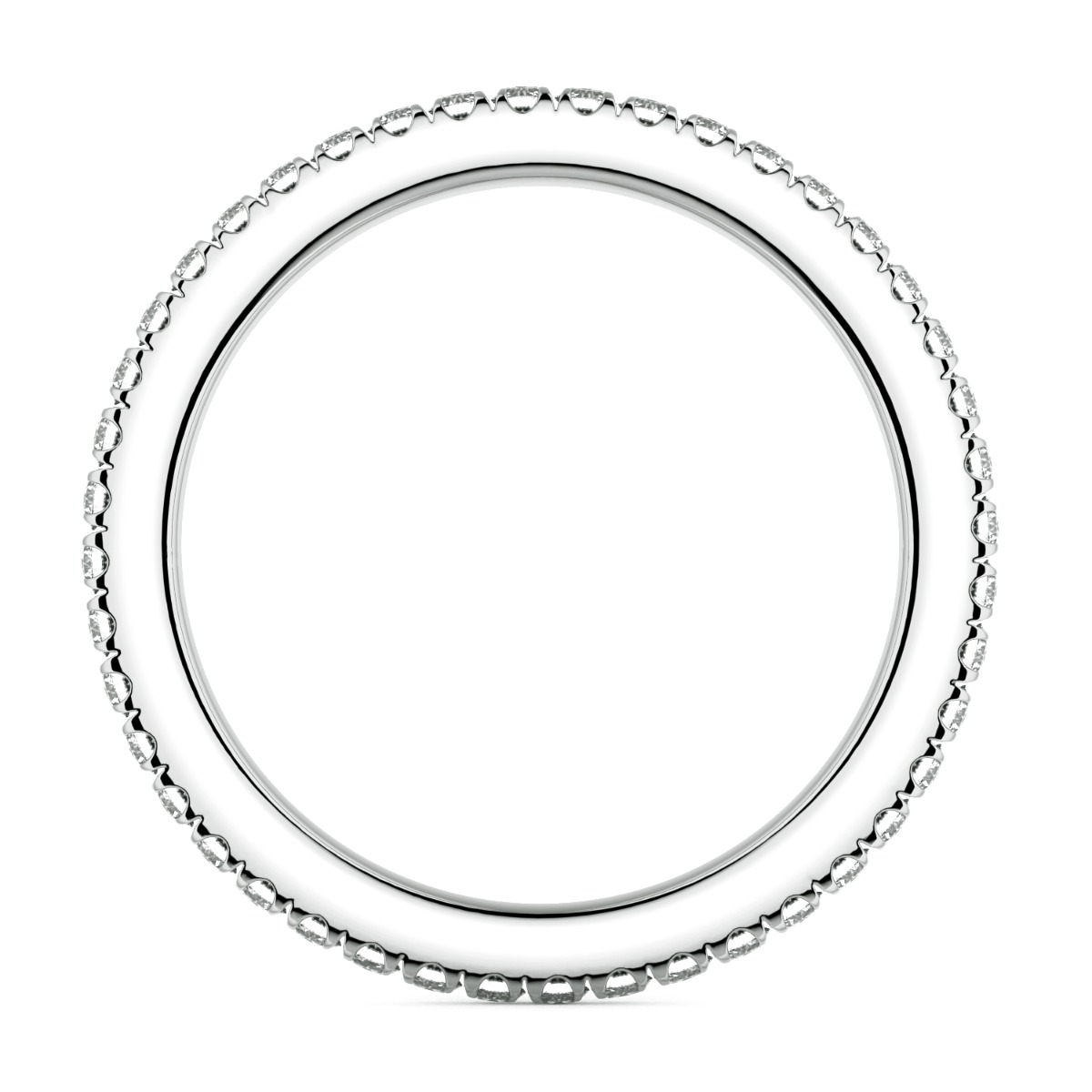 Perlina FDiamond Wedding Band — image 3 of 9