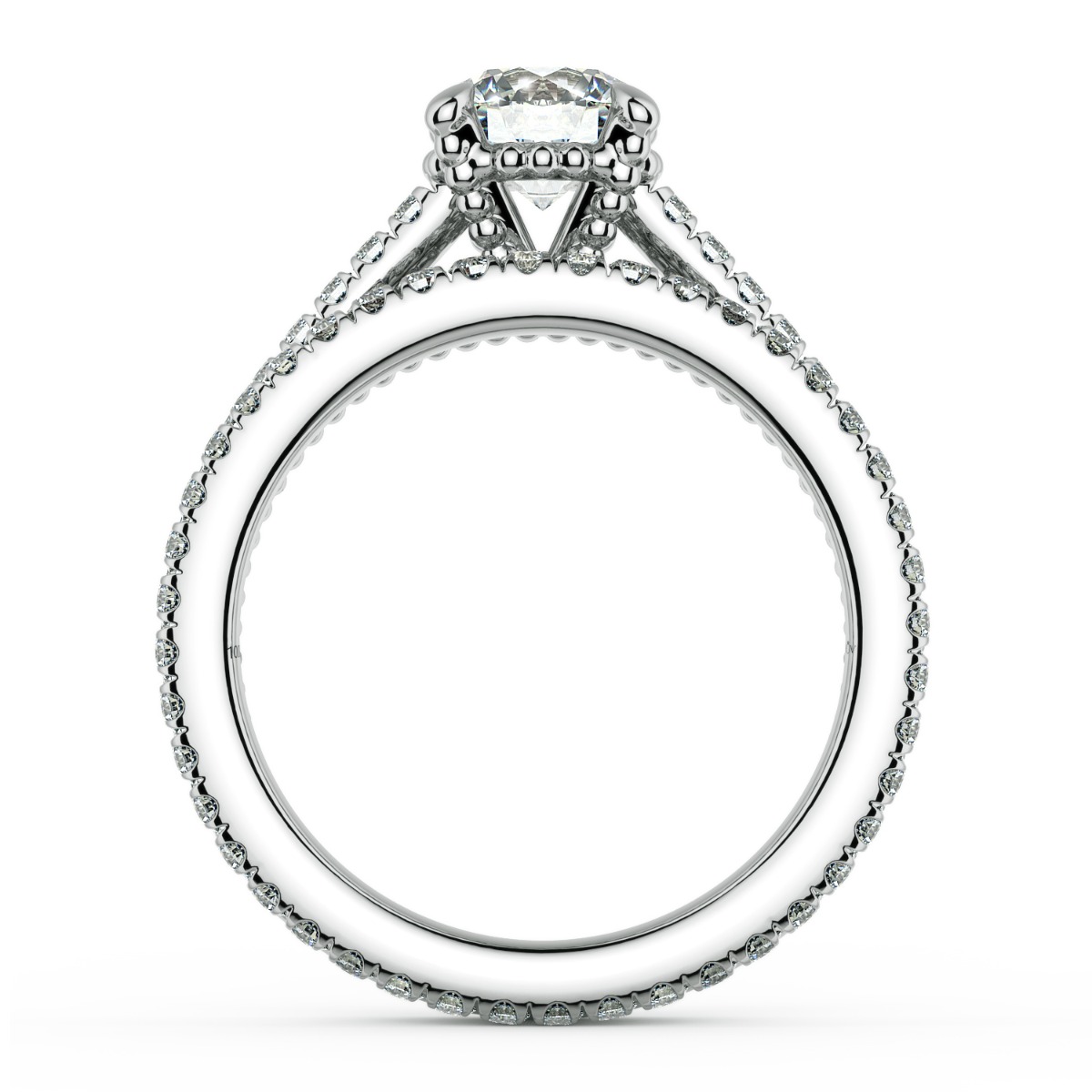 Perlina FDiamond Wedding Band — image 7 of 9