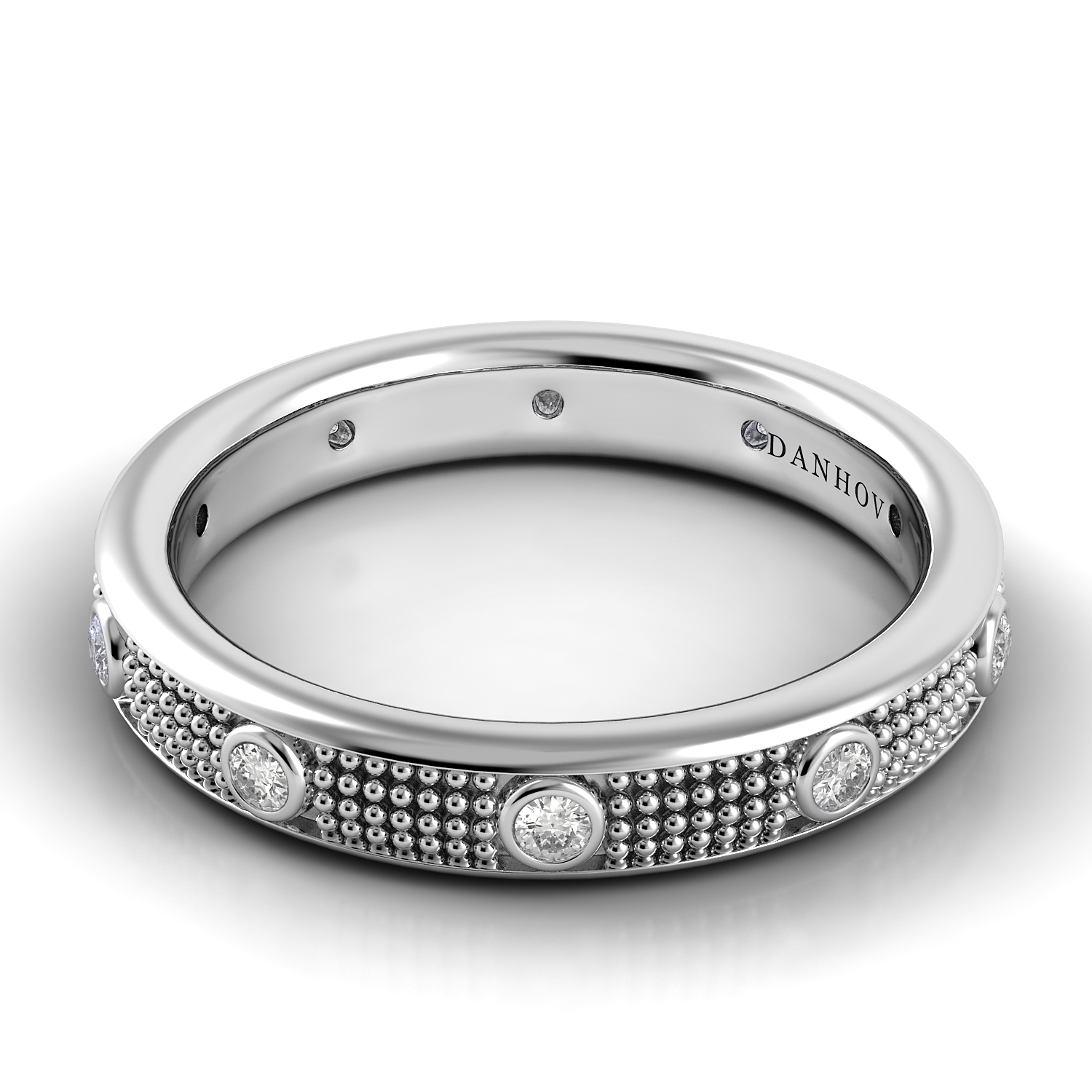 Pelote Domed Men's Wedding Band — image 1 of 1