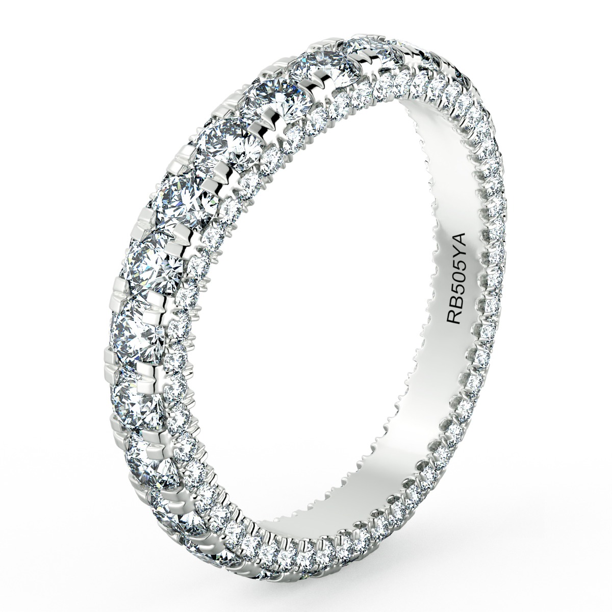 Norme de Unique Diamond Wedding Band — image 2 of 8
