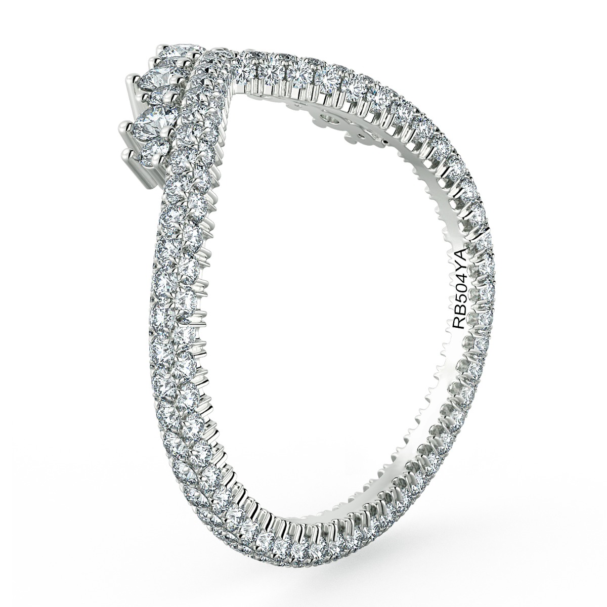 Norme de Unique Diamond Wedding Band — image 2 of 8