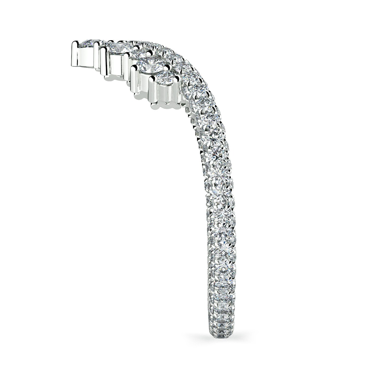 Norme de Unique Diamond Wedding Band — image 4 of 8