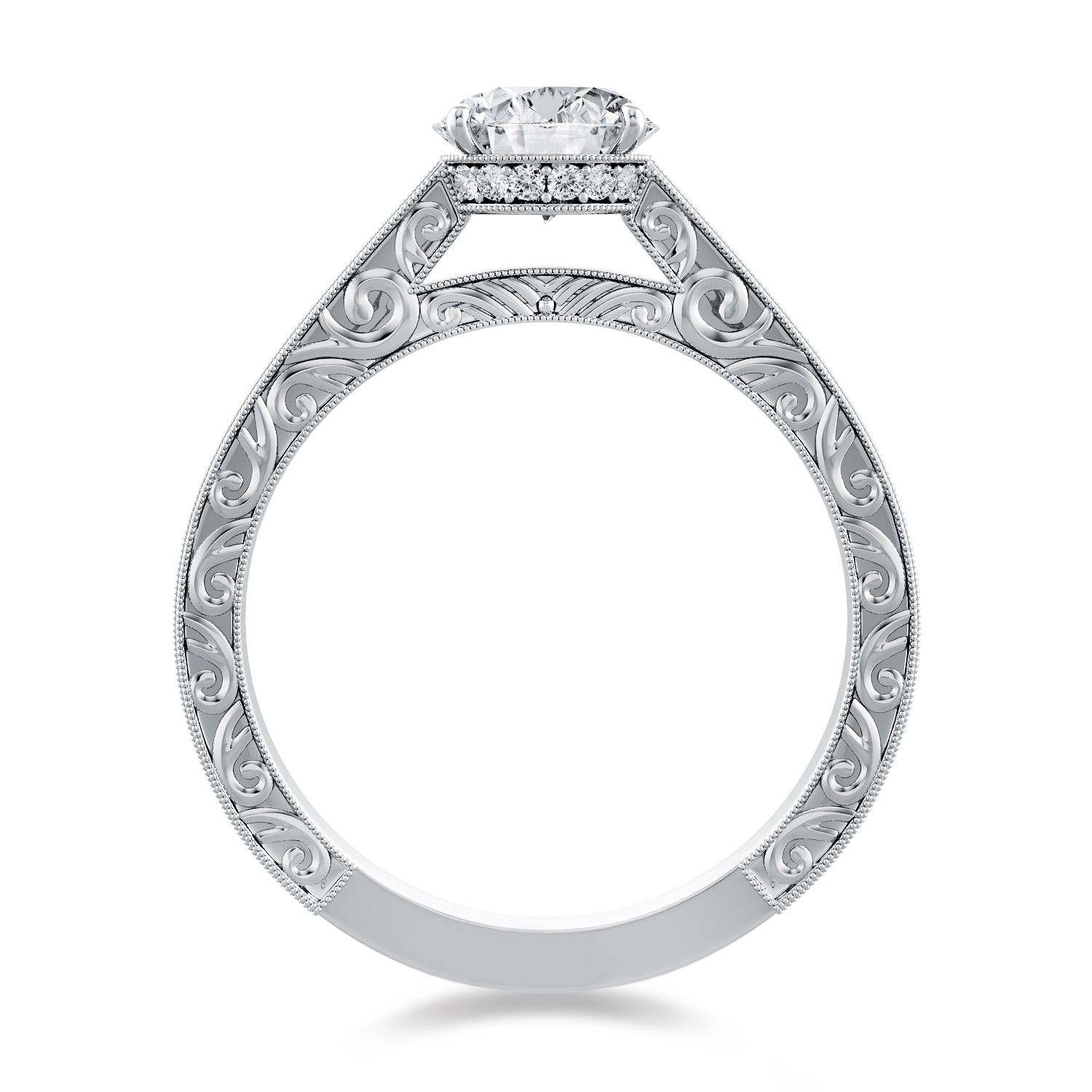 Modern Engagement Ring — image 3 of 4