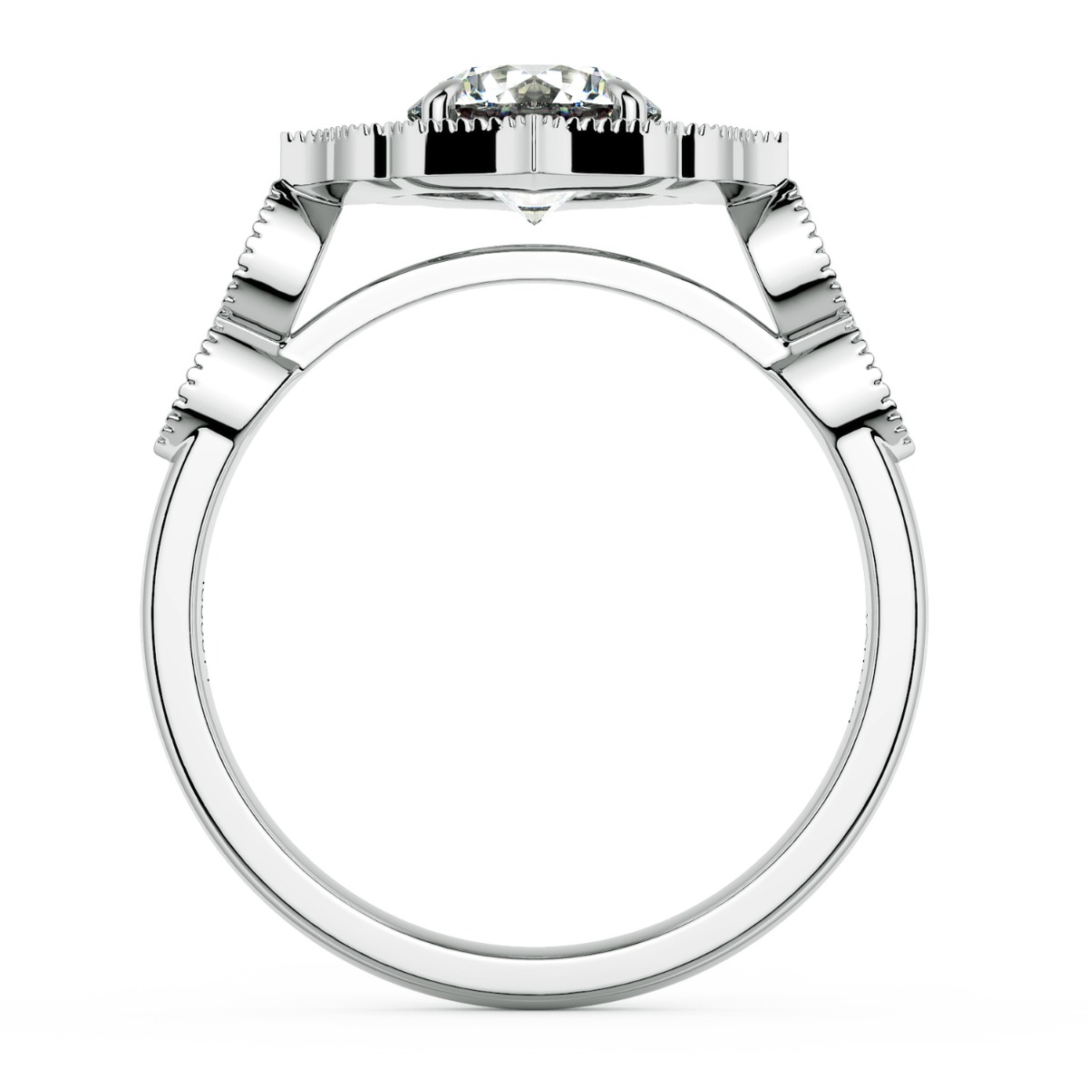 Norme De Ladies Engagement Ring Set — image 3 of 9