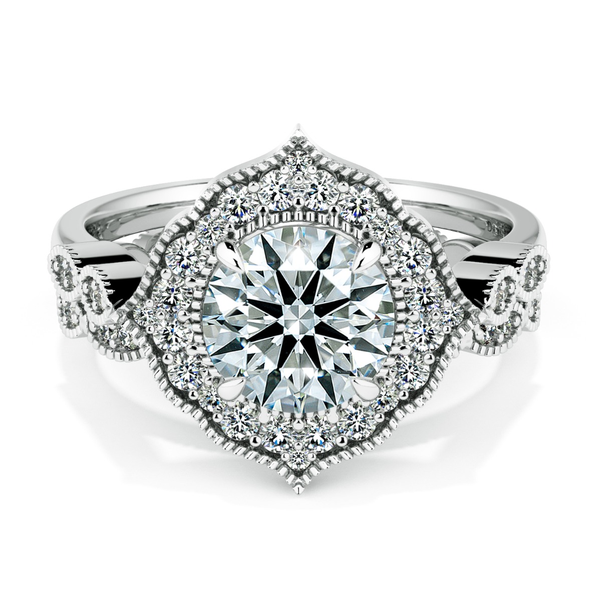 Norme De Ladies Engagement Ring Set — image 5 of 9