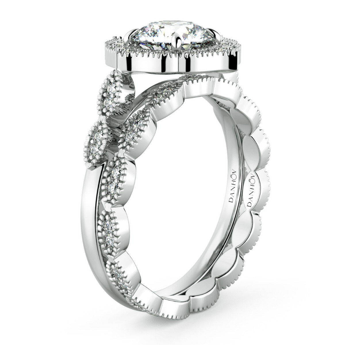 Norme De Ladies Engagement Ring Set — image 6 of 9