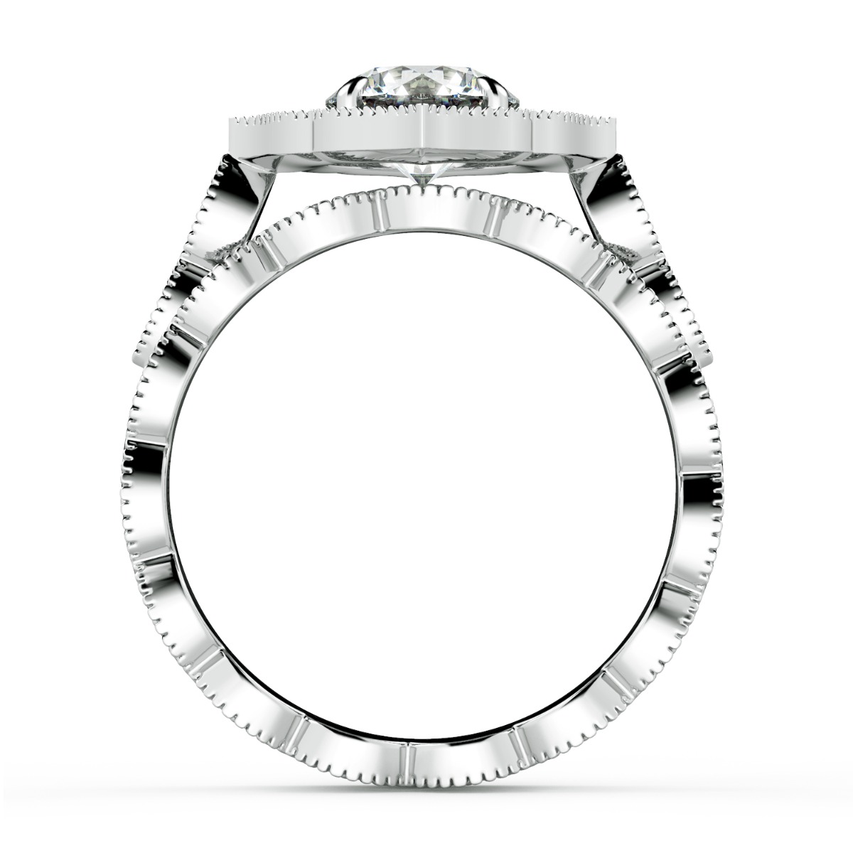 Norme De Ladies Engagement Ring Set — image 7 of 9