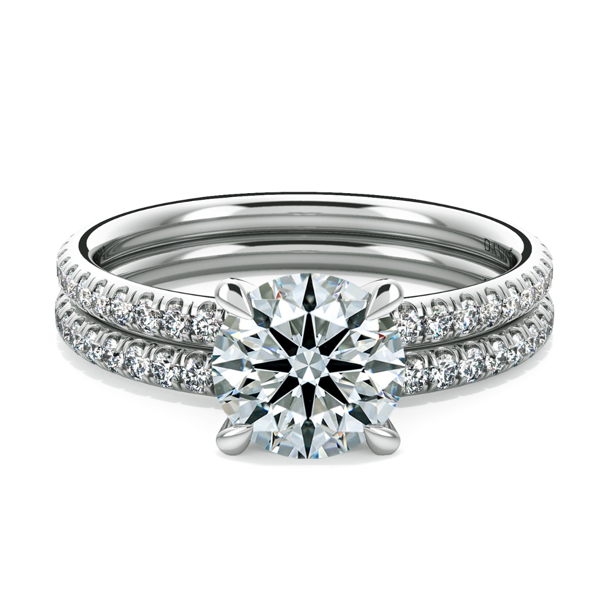 Norme De Ladies Engagement Ring Set — image 5 of 9