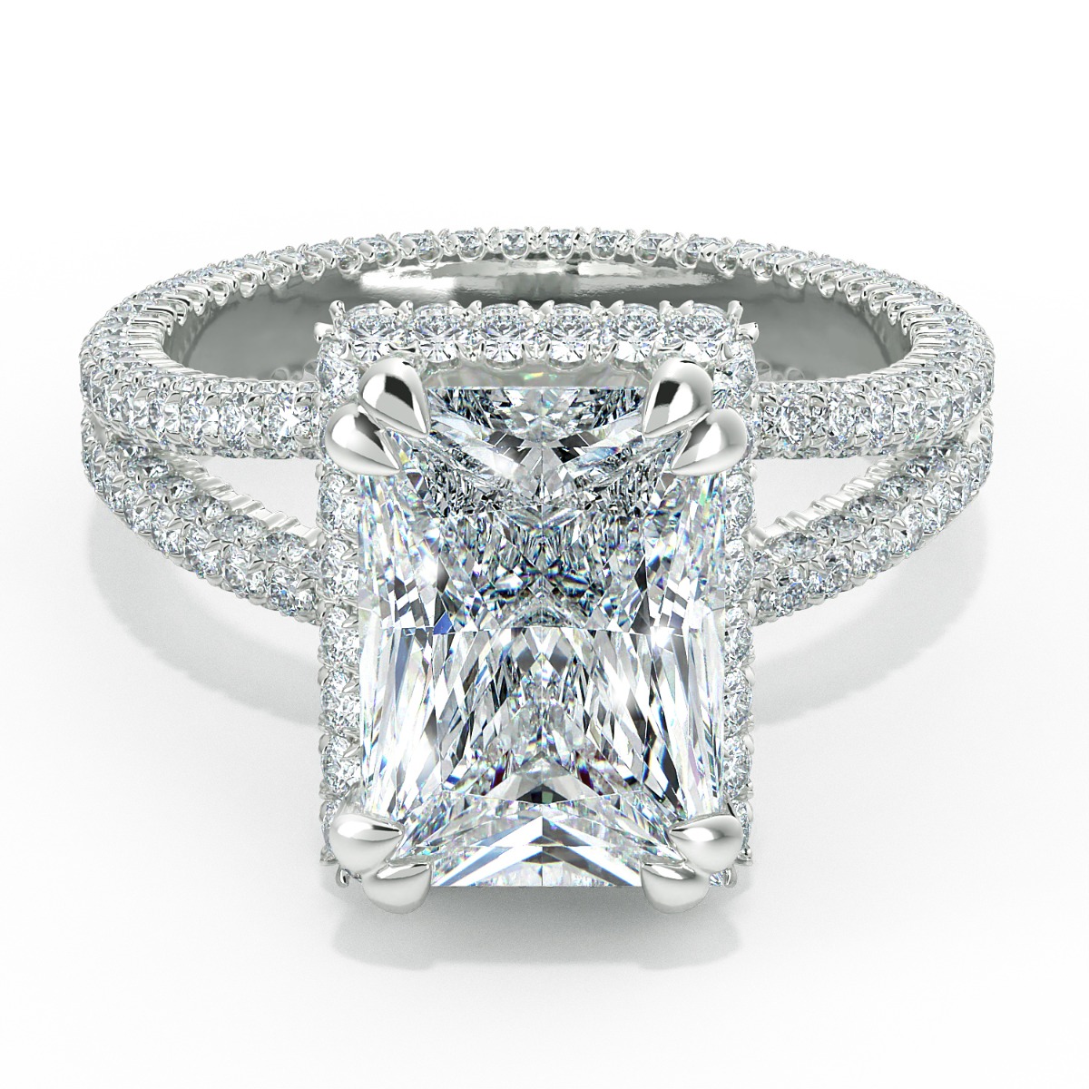 Norme de Radiant Diamond Engagement Ring — image 1 of 8