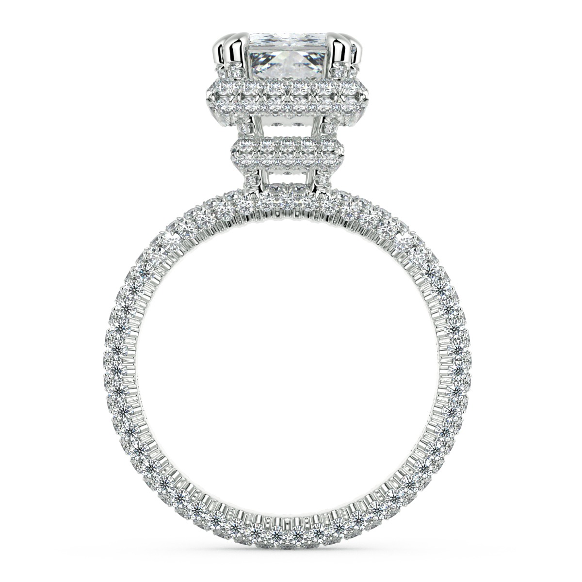 Norme de Radiant Diamond Engagement Ring — image 3 of 8