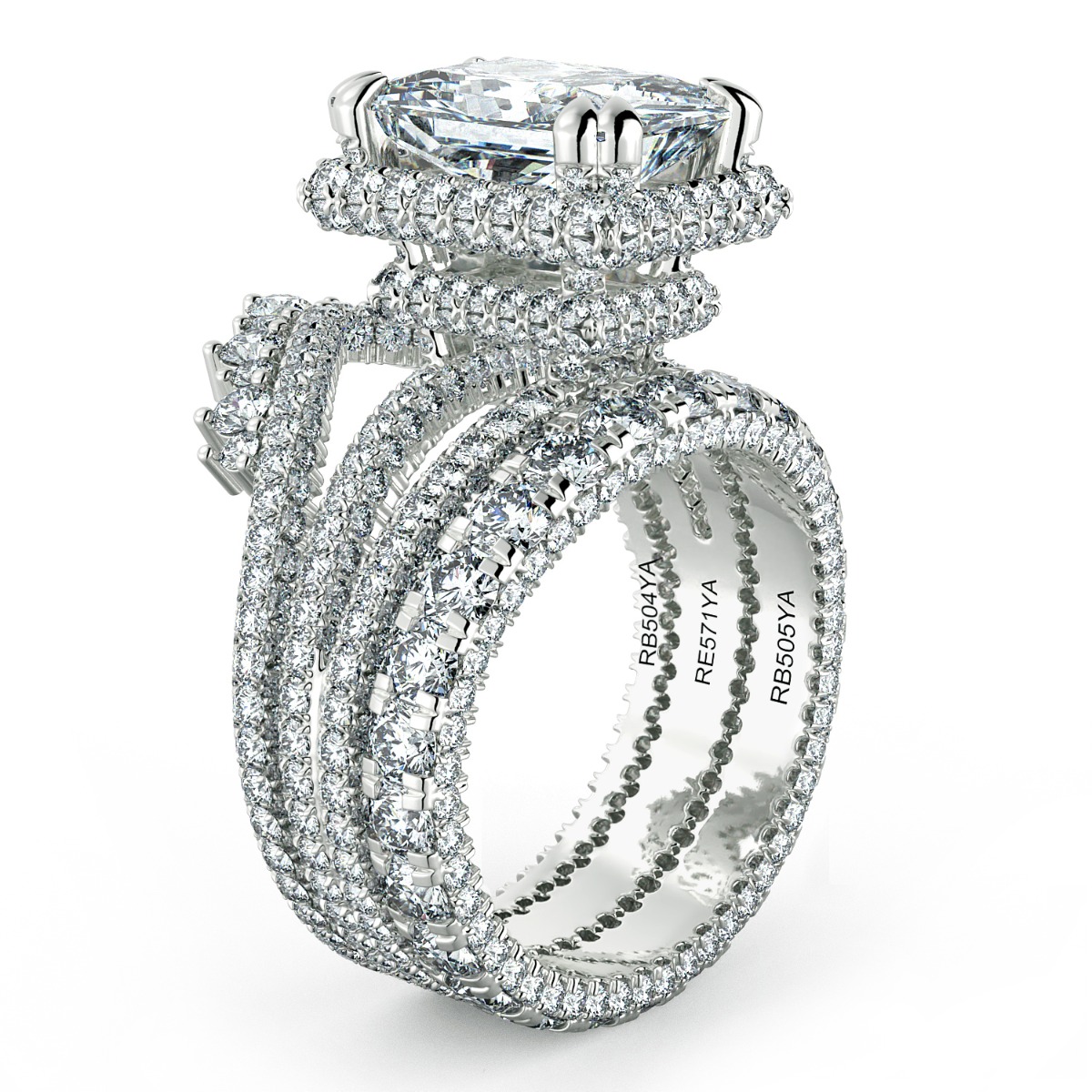 Norme de Radiant Diamond Engagement Ring — image 6 of 8
