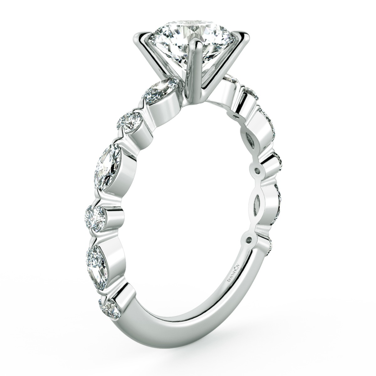 Norme de Versailles Diamond Engagement Ring — image 2 of 9
