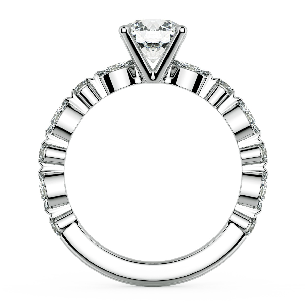 Norme de Versailles Diamond Engagement Ring — image 3 of 9