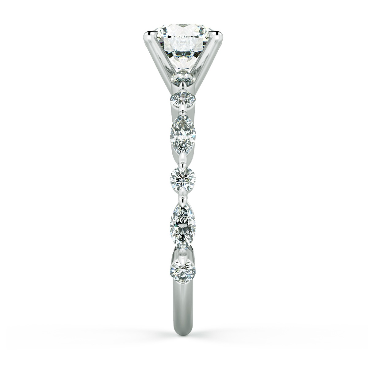 Norme de Versailles Diamond Engagement Ring — image 4 of 9